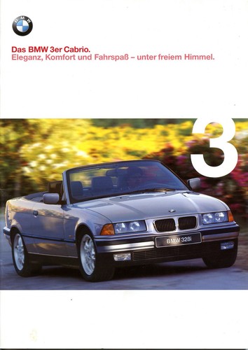 Autoprospekt bmw 3er cabrio - autoprospekt,