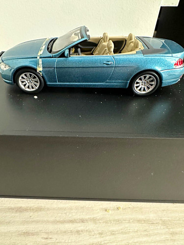 Bmw 6er cabrio pkw - bmw, blau/beige