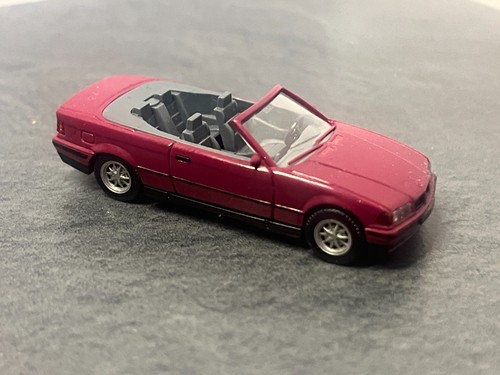 Modellauto bmw cabrio weinrot - bmw,